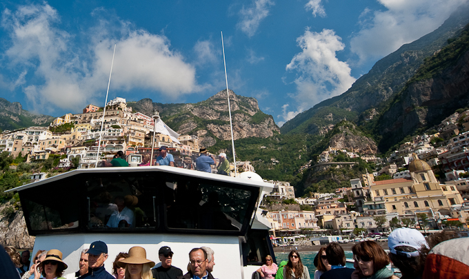 Partenza da Positano